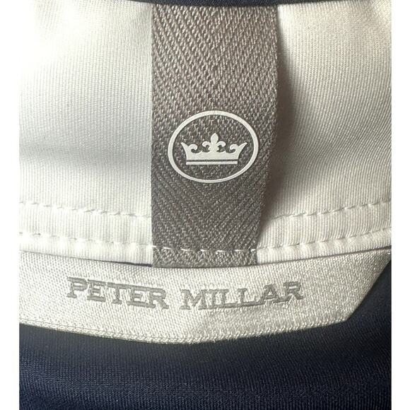 Peter Millar Navy Floral Merge Hybrid Puffer Golf Jacket Women's Size  M NWT - Picture 5 of 9